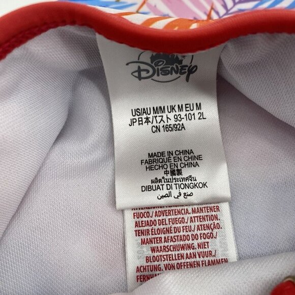 Disney Women's Size M Minnie Mouse One Piece Swimsuit 50+SPF Colorful - Picture 8 of 11